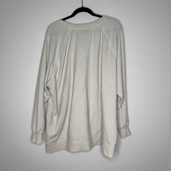 Wildfox Cream Sweatshirt with Pink Leopard Lips XXL - Picture 2 of 5